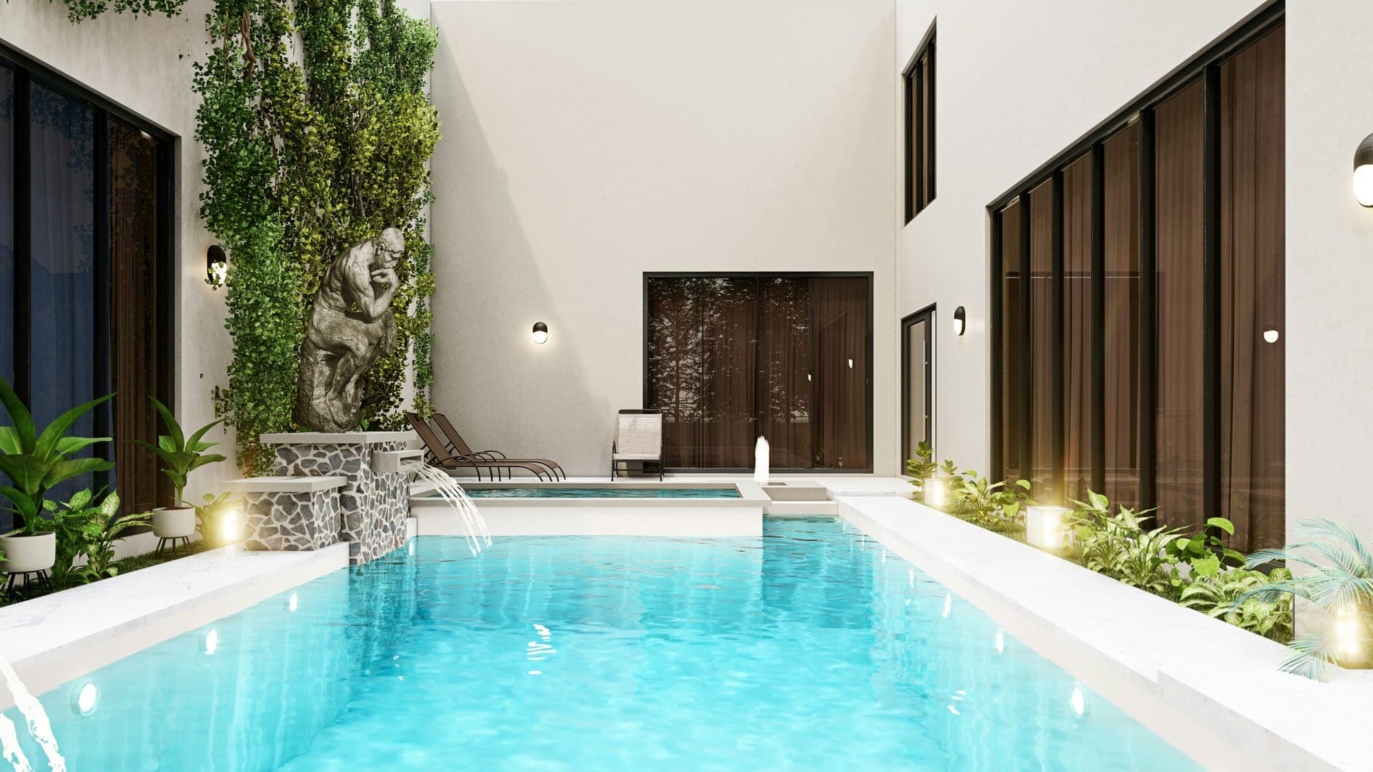 Luxury pool